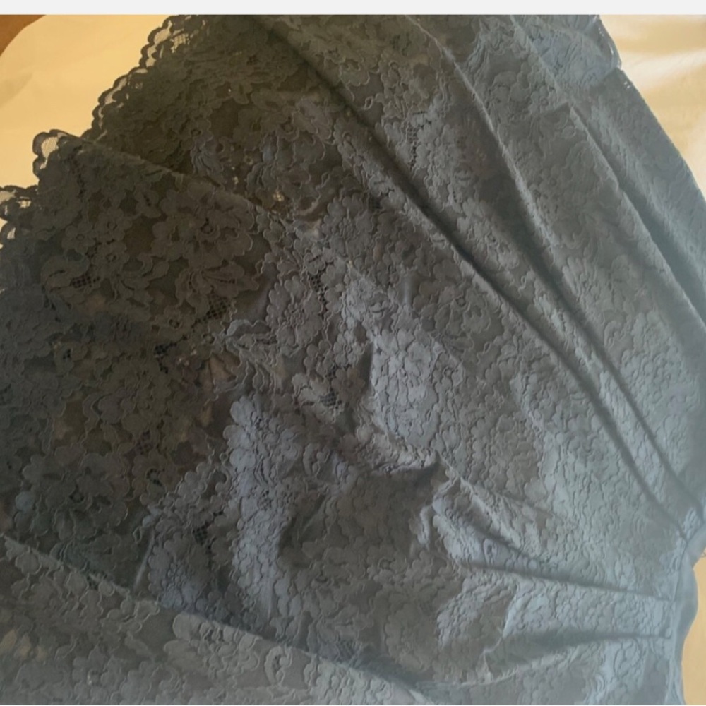 Tibi Elegant Lace Black Skirt size 6